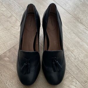 NWT Women’s Lands End Elegant Black Tassel Loafers